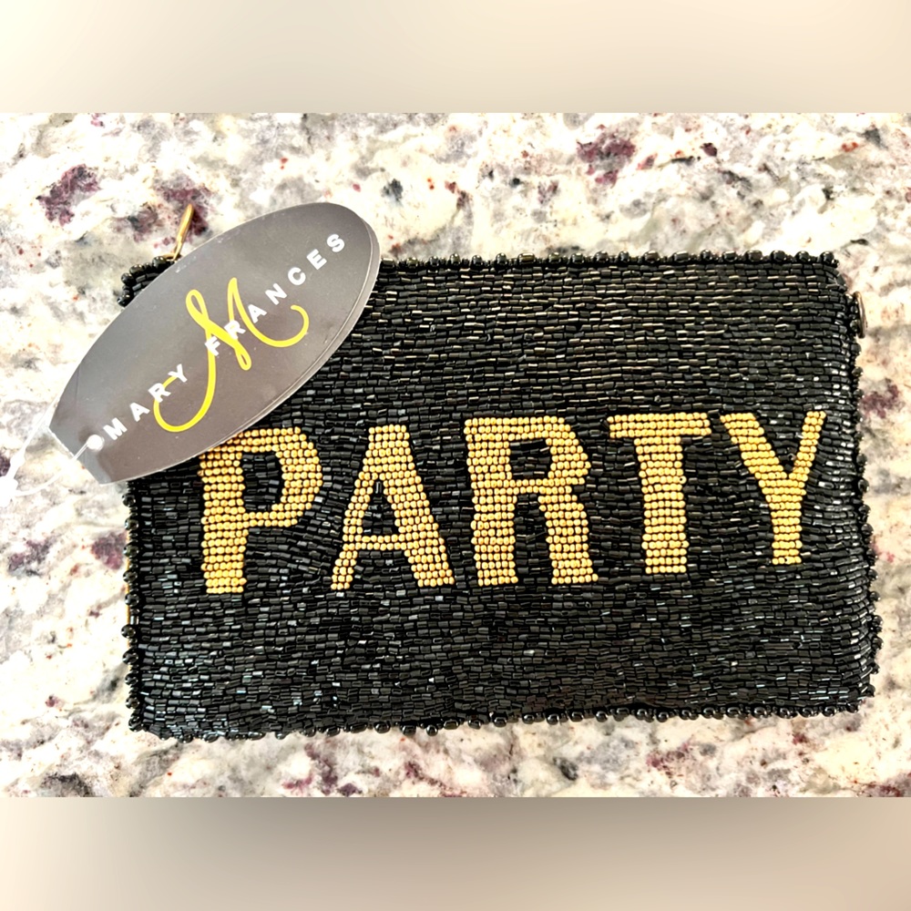 Mary Frances Beaded Crossbody Phone Bag